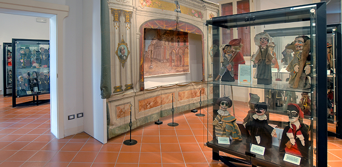 The museum rooms in Via Garibaldi 